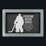 Alla behöver mål<br><div class="desc">Jag är en hockeygoalie. Jag vet vad det är elak att arbeta hårt. Jag vet vad det elak att sikta på en sak och kämpa med era kamrater mot det gemensamma syftet. Det är sant. Alla behöver mål. Men, min vän, du kommer inte att hitta dem här.</div>