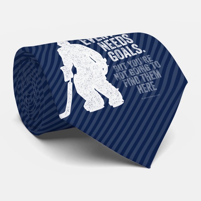 Alla behöver mål (Hockey) Tie Slips (Rullad)