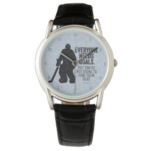 Alla behöver mål (Hockey) Wrist Watch Armbandsur