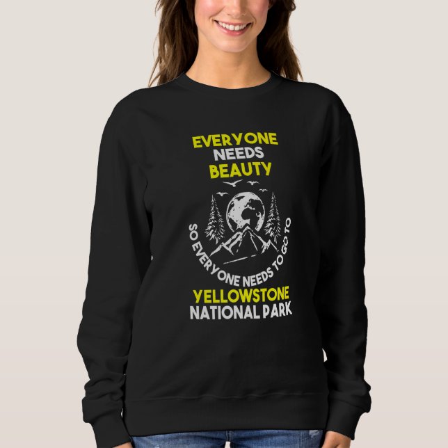 Alla behöver Yellowstone Park Yellowstone Park T Shirt (Framsida)