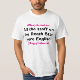Alla bemanna på dödstjärnan var engelskt tee shirt