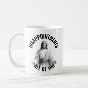 Alla besvikelser - Roligt Jesus-meme Kaffemugg