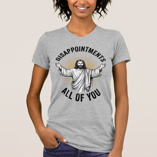 Alla besvikelser vintage religiös t-shirt (Framsida)