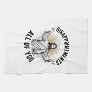 Alla besvikelser Vintage religiös t-shirt Kökshandduk