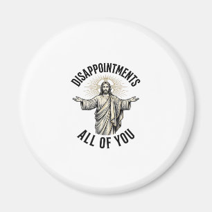 Alla besvikelser Vintage religiös t-shirt Magnet