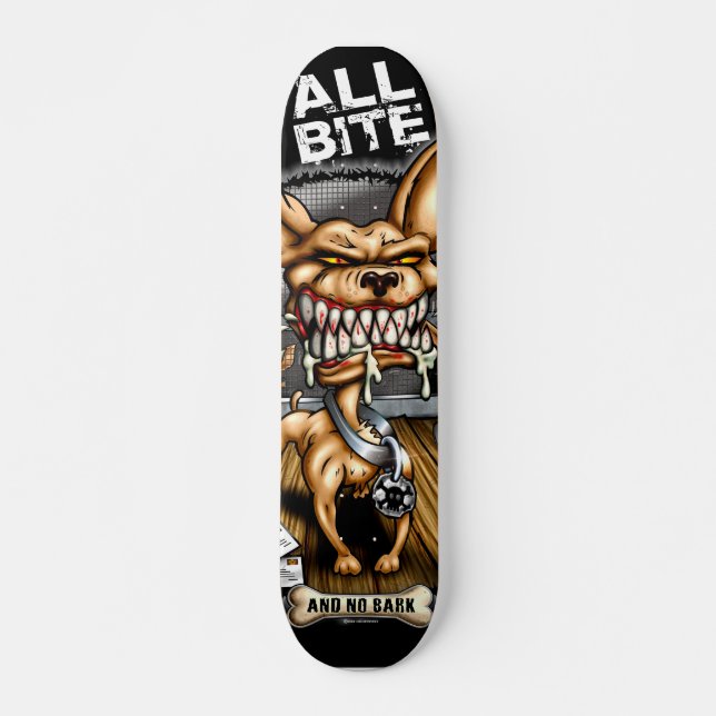 Alla biter Chihuahuaskateboarden Skateboard Bräda 19,5 Cm (Framsida)
