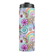 Alla blommor, örhängen och regnbågar