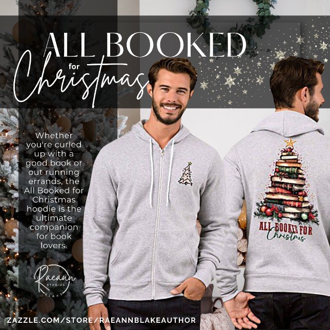 Alla bokade för jul Unisex Tri-Blend Hoodie T Shirt (Skapare uppladdad)