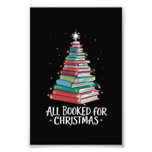 Alla bokade för julbiblioteket Xma Bok Älskare Fototryck