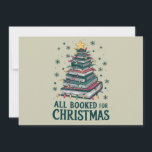 Alla bokade för julgåva till bibliotekarie Älskare Julkort<br><div class="desc">Alla bokade för julgåva till bibliotekarie Bookworm Bok Älskare</div>