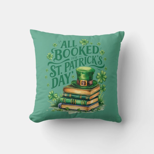 Alla bokade för St. Patrick-dagen Kudde (Framsida)