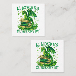 Alla bokade för St Patrick's Day Fyrkantigt Visitkort