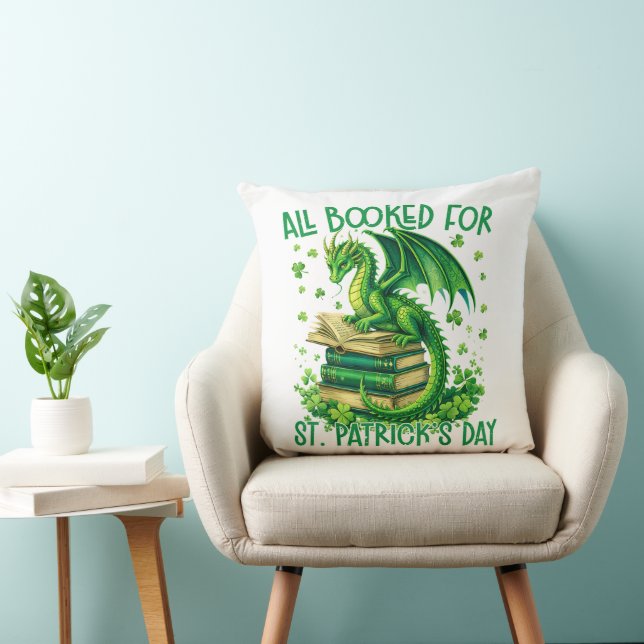 Alla bokade för St. Patrick's Day Kudde (Stol)