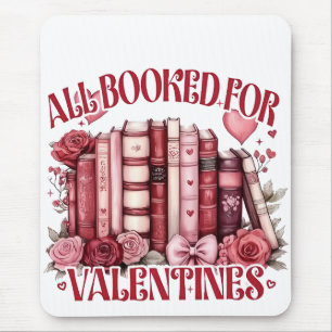 Alla bokade för Valentine Bookish Bok älskare Musmatta