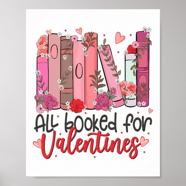 Alla bokade för Valentine Teacher Valentines day B Poster (Framsidan)