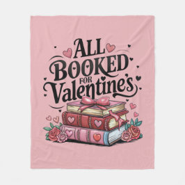 Alla bokade för Valentines. Fleecefilt