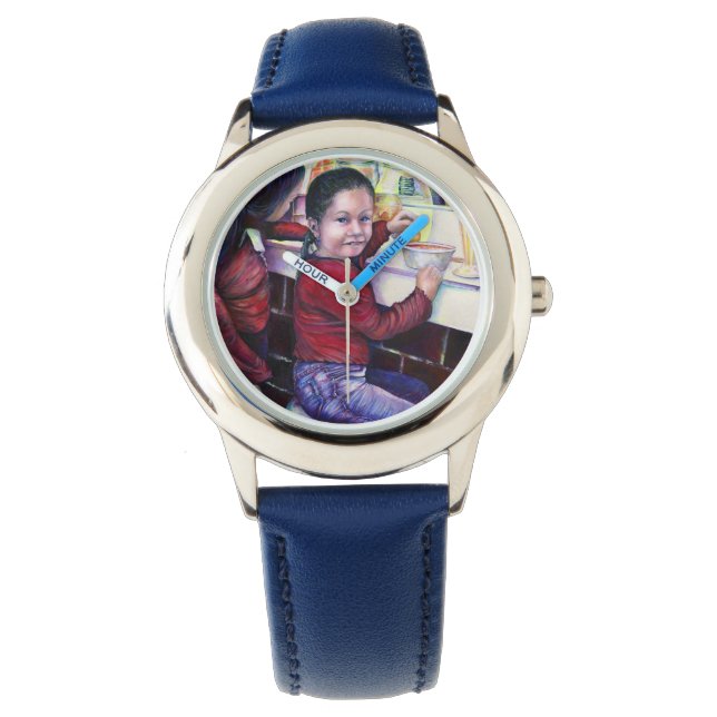 Alla Bra Girls får iskräm Armbandsur (Framsida)