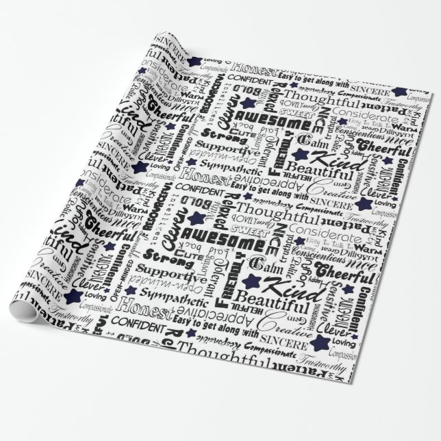 Alla bra saker om dig presentpapper (Utrullad)