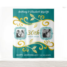 Alla bröllopsjubileum Lägg till dina foton Teal Gu