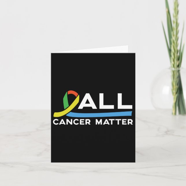 Alla cancerproblem Världscancerdagen 1 Kort (Framsida)