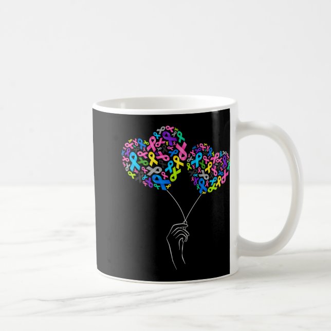 Alla cancersjukdomar har betydelse för medvetenhet kaffemugg (Höger)