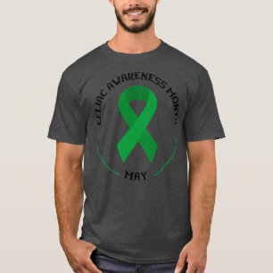 Alla Caps Celiac Disease Awareness Autoimune Disea T Shirt