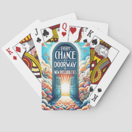 Alla chanser är en dörr till möjligheter casinokort