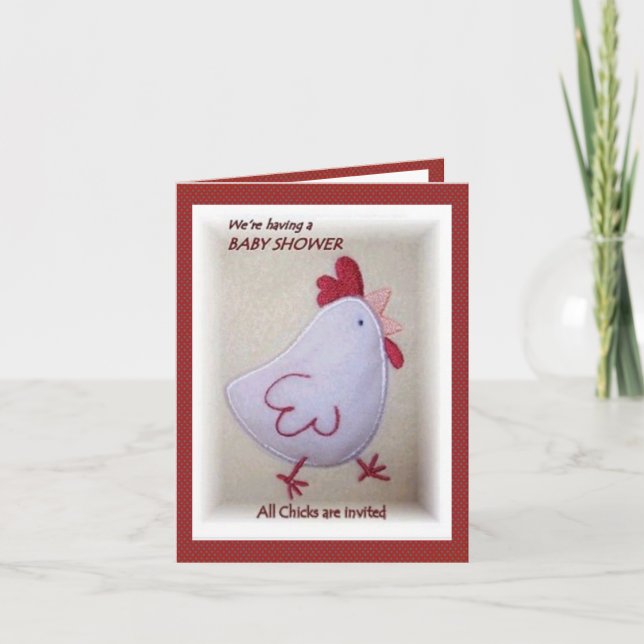 Alla Chickar bjöd in babyvisningsprogrammet Inbjudan (Framsida)