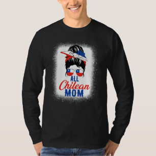 Alla chilenska mamma Chile flagga för mor T Shirt