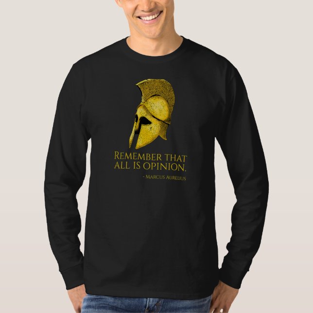 Alla citat är yttrande Marcus Aurelius Philo T Shirt (Framsida)