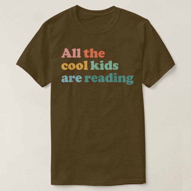 Alla Coola barn läser Bok Älskare-dagen T Shirt (Design framsida)