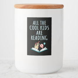 Alla Coola barn läser II livsmedelsmärke Mat Etikett