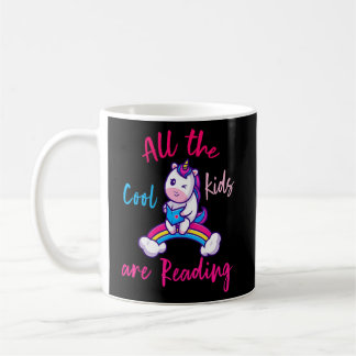 Alla Coolor som barn läser Bok Vintage Kaffemugg