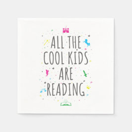 Alla Coolor som barn läser i Pappersservett