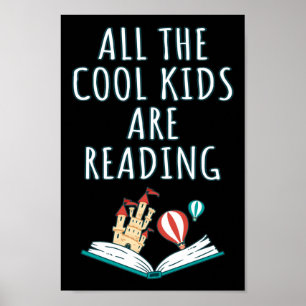 Alla Coolor som barn läser II Poster