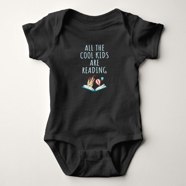 Alla Coolor som barn läser II T Shirt (Framsida)
