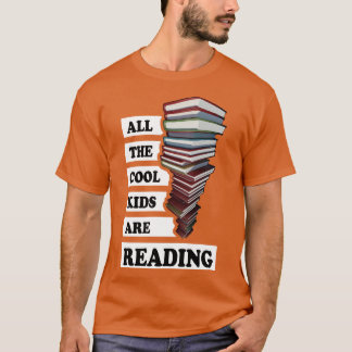 Alla coolor som barn läser t shirt