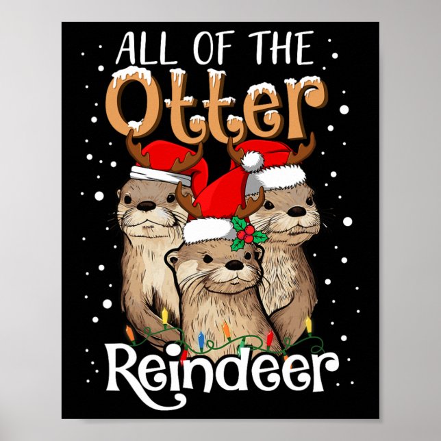 Alla de kvarterare jultomterna Santa X Poster (Framsidan)
