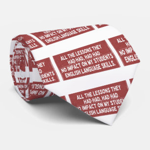 Alla de lärdomar de hade fått hade ingen inverkan  slips