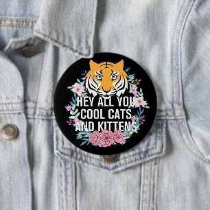 Alla dina Coolor Cats och Kittens Tiger Kung Knapp