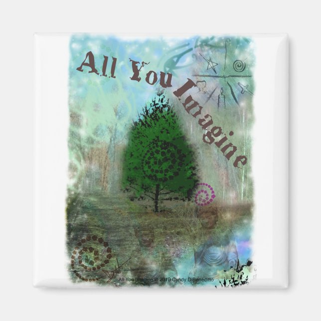 Alla dina föreställningar magnet (Framsidan)