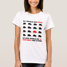 Alla djur är lika med 2 t shirt