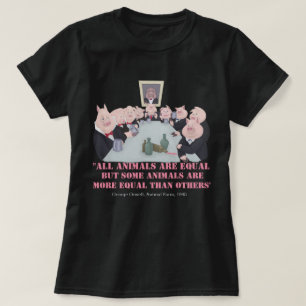 Alla djur är lika med t shirt