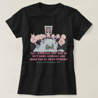 Alla djur är lika med t shirt