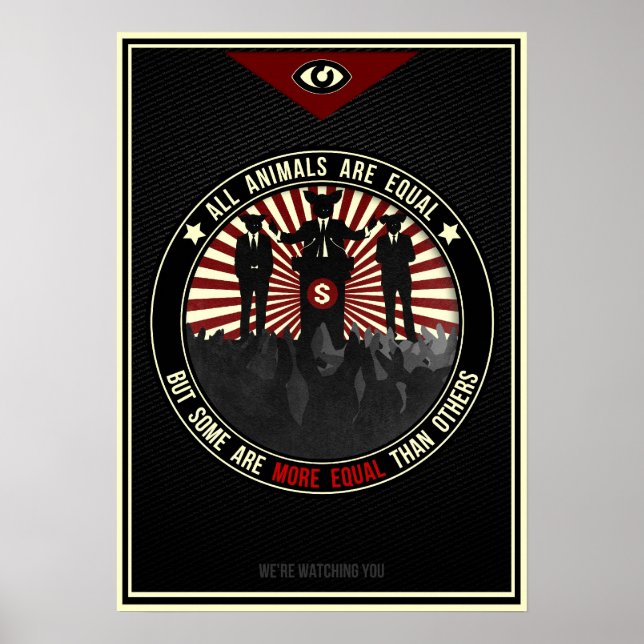 Alla djur är lika poster (Framsidan)