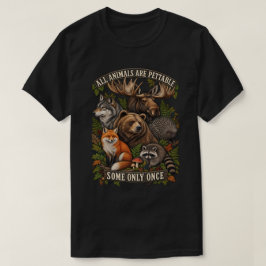 Alla djur är smekbara, vissa bara en gång vintage t shirt