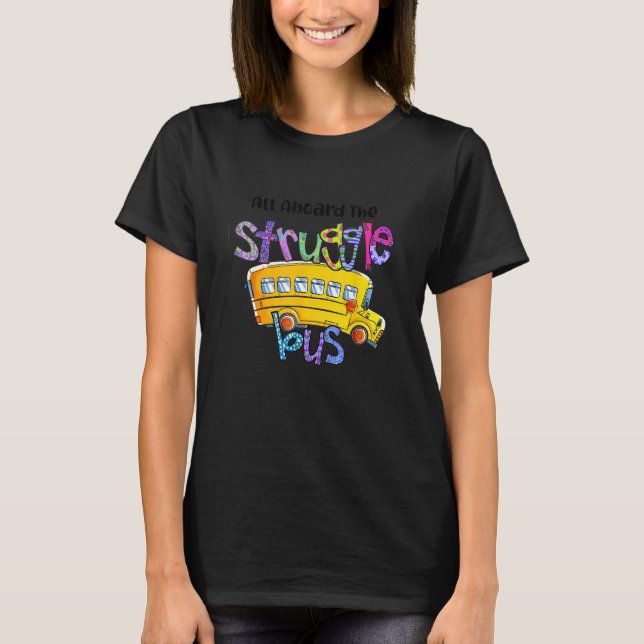 Alla drivrutiner för Buss i Funny School Buss år T Shirt (Framsida)