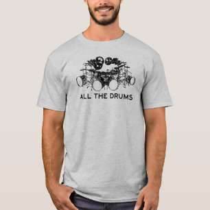 Alla Drums Drummer T Shirt