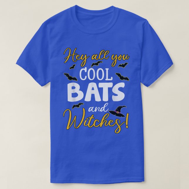 Alla du coola fladdermöss och häxor t shirt (Design framsida)