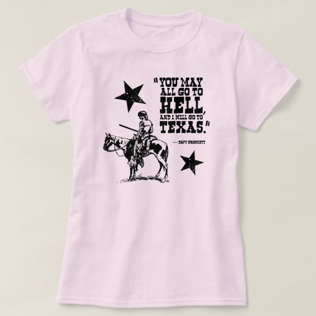 Alla du kan gå till helvetet… damT-tröja Tee (Design framsida)